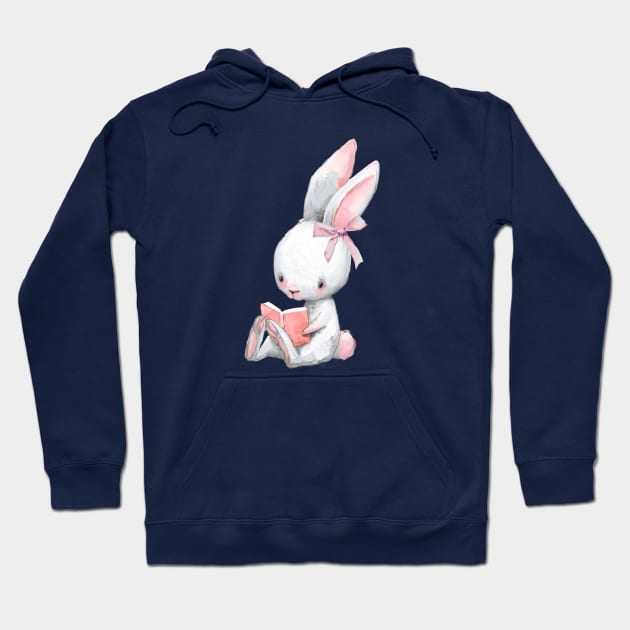 Bunny Love 4 Hoodie by EveFarb